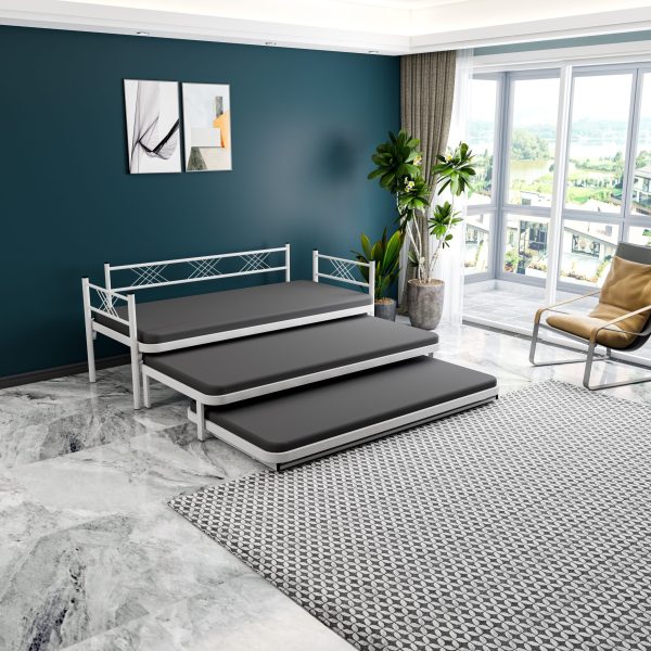 Trio Daybed 3'lü Yavrulu Metal Karyola