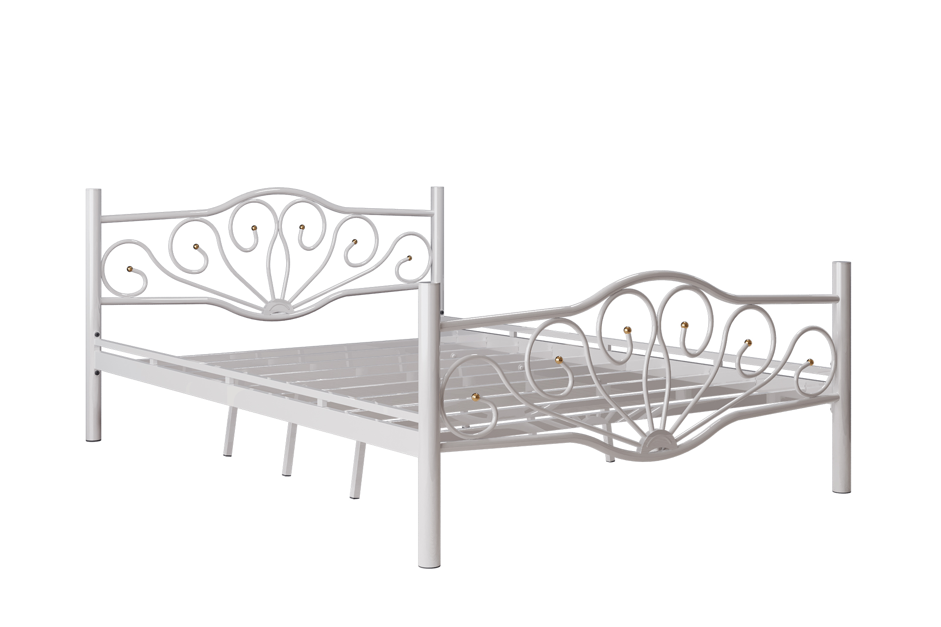 Massive 51mm structural columns of Lale contract bed