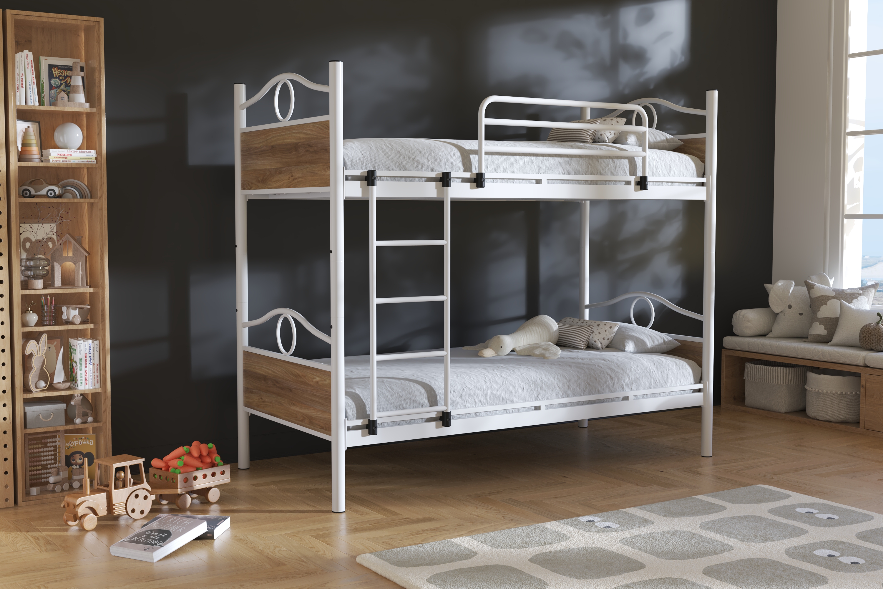 Hybrid commercial sleep system room layout