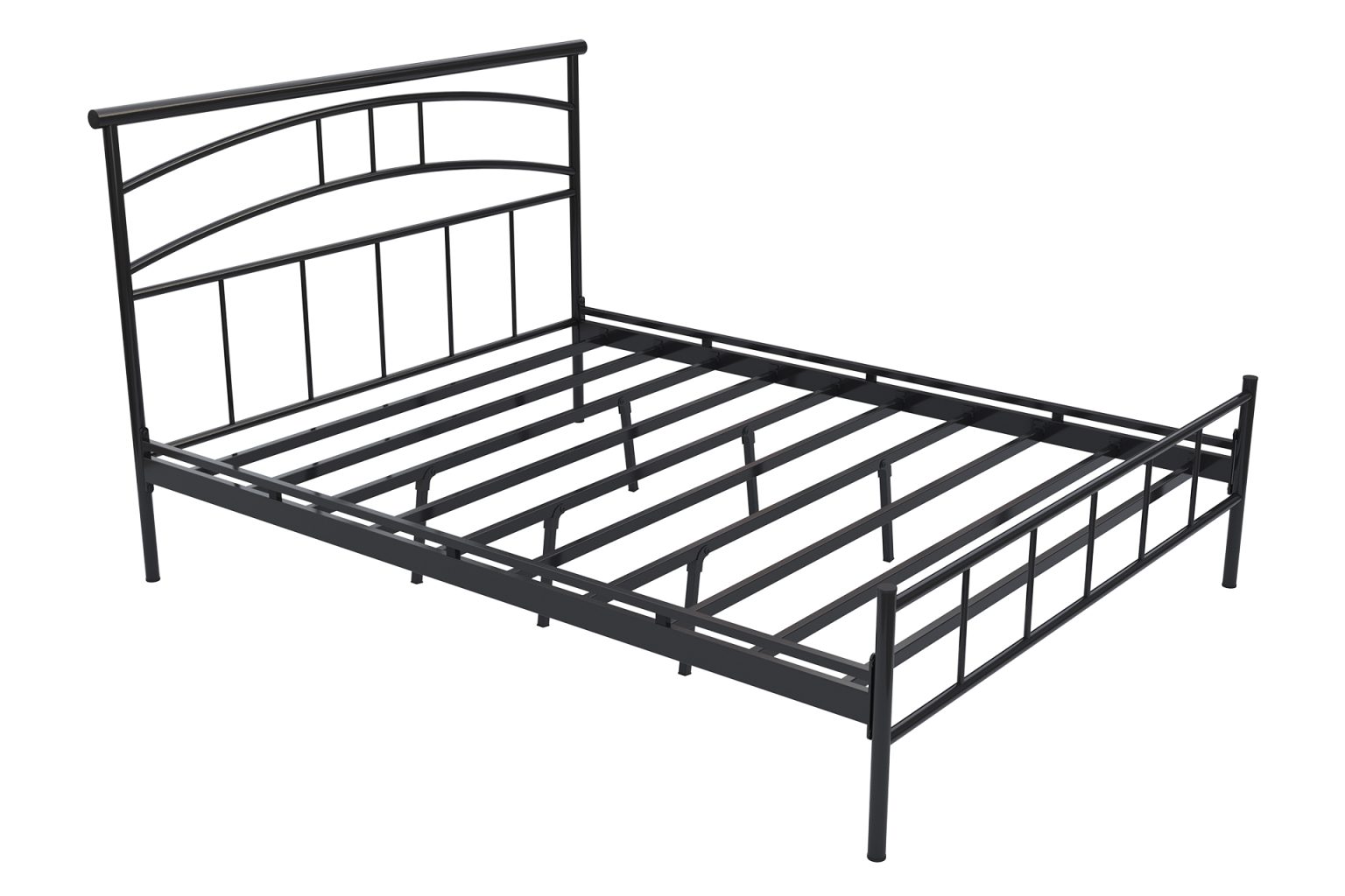 Kenza white boutique metal bedstead