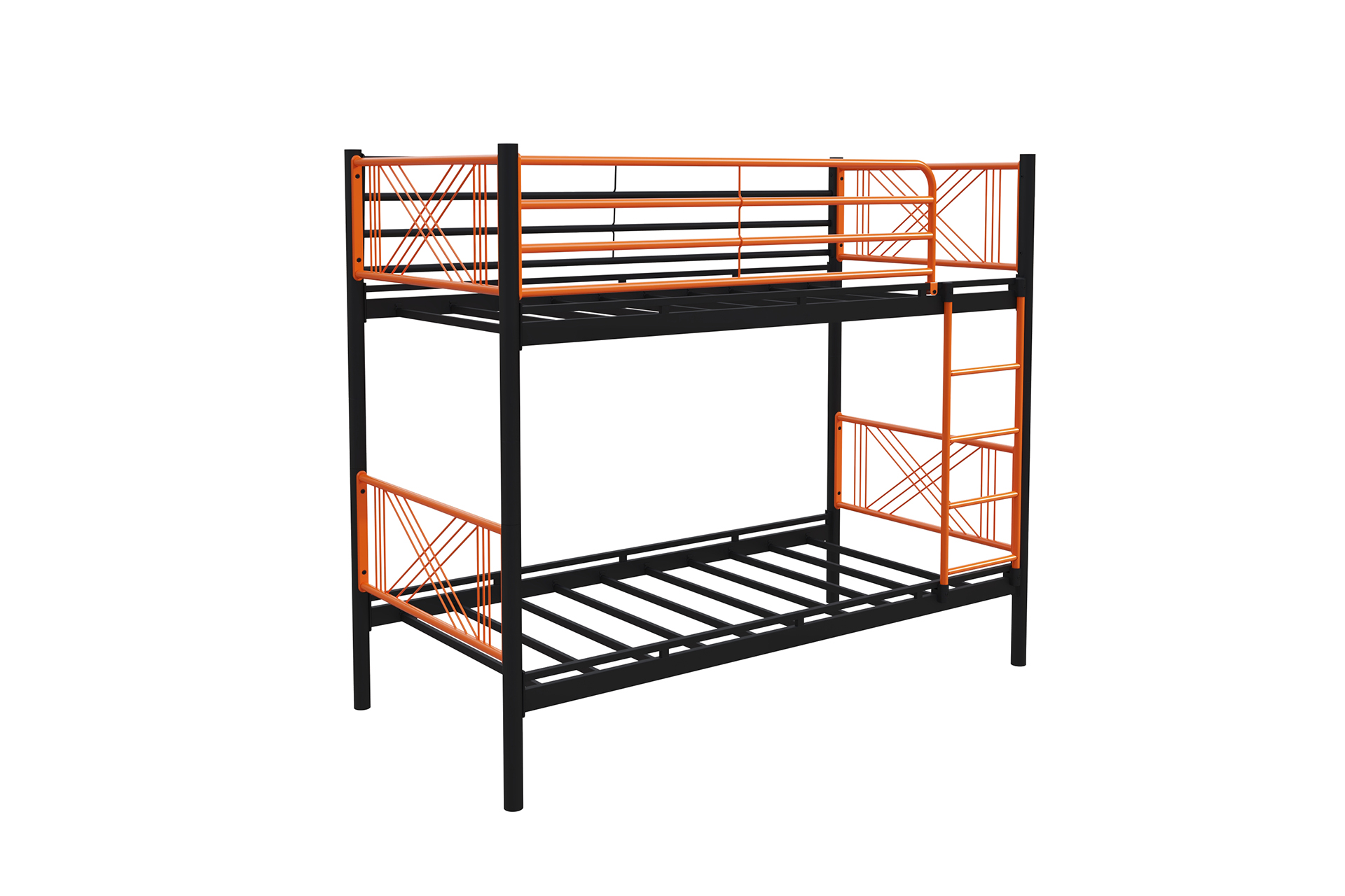 Stacked layout with desk