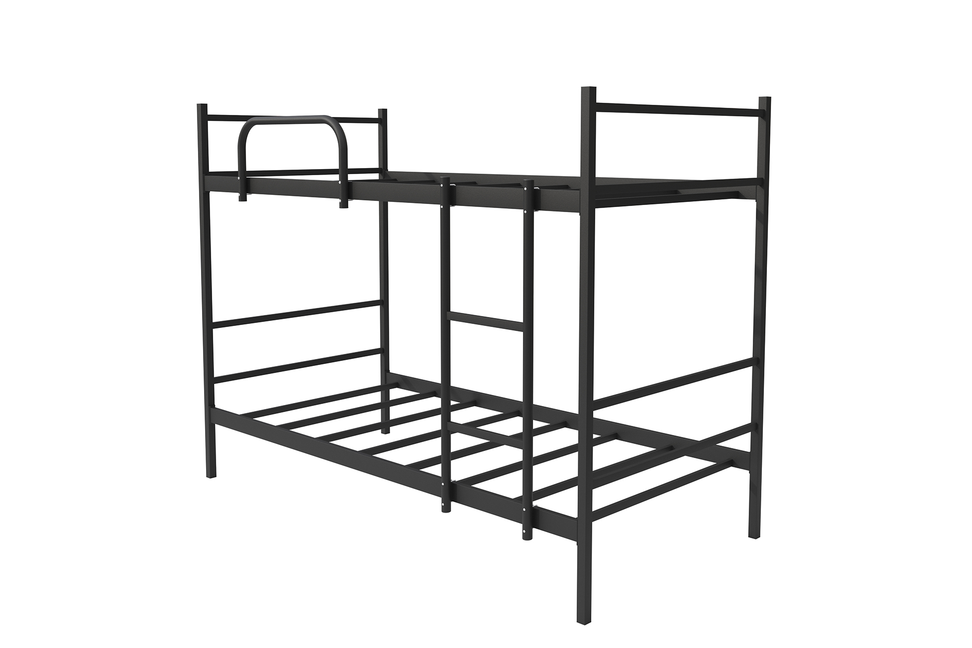 Bare framework detailing transverse support slats