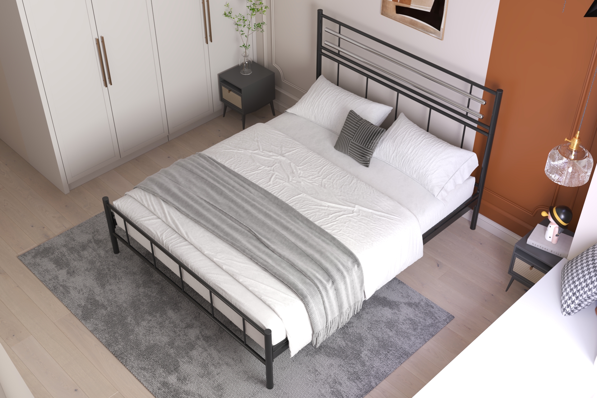 Oslo Steel Iron Bed Factory