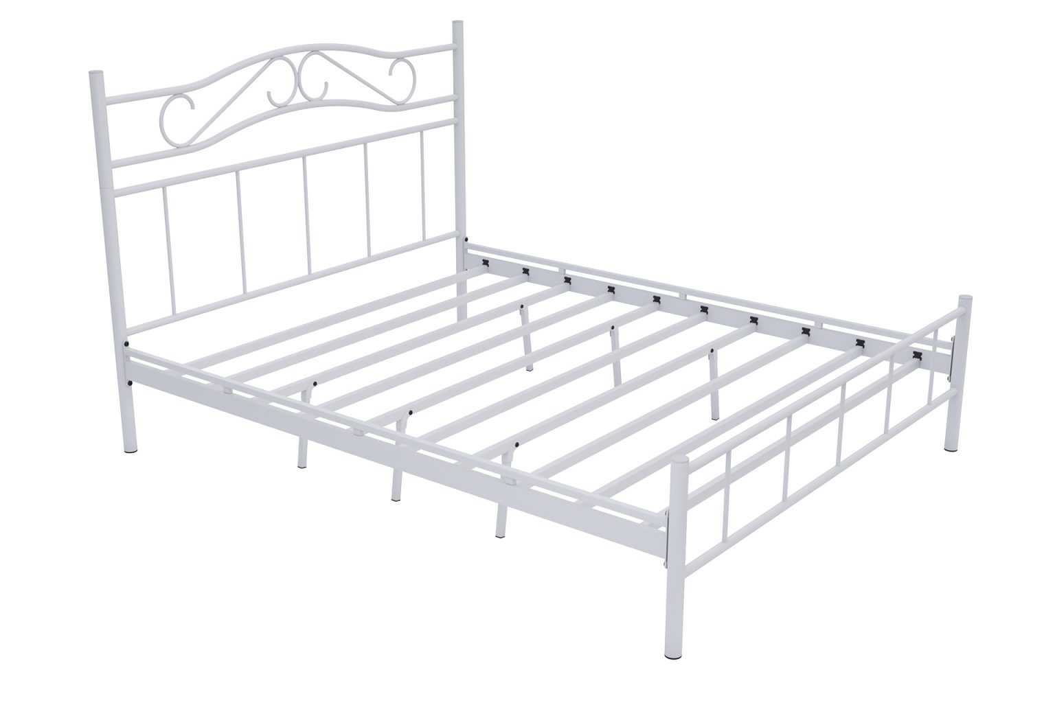 Sandra wrought iron style 42mm steel bed framework
