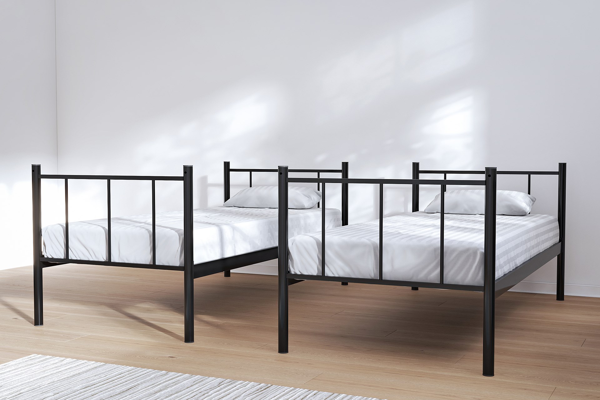 Split singles configuration in a room