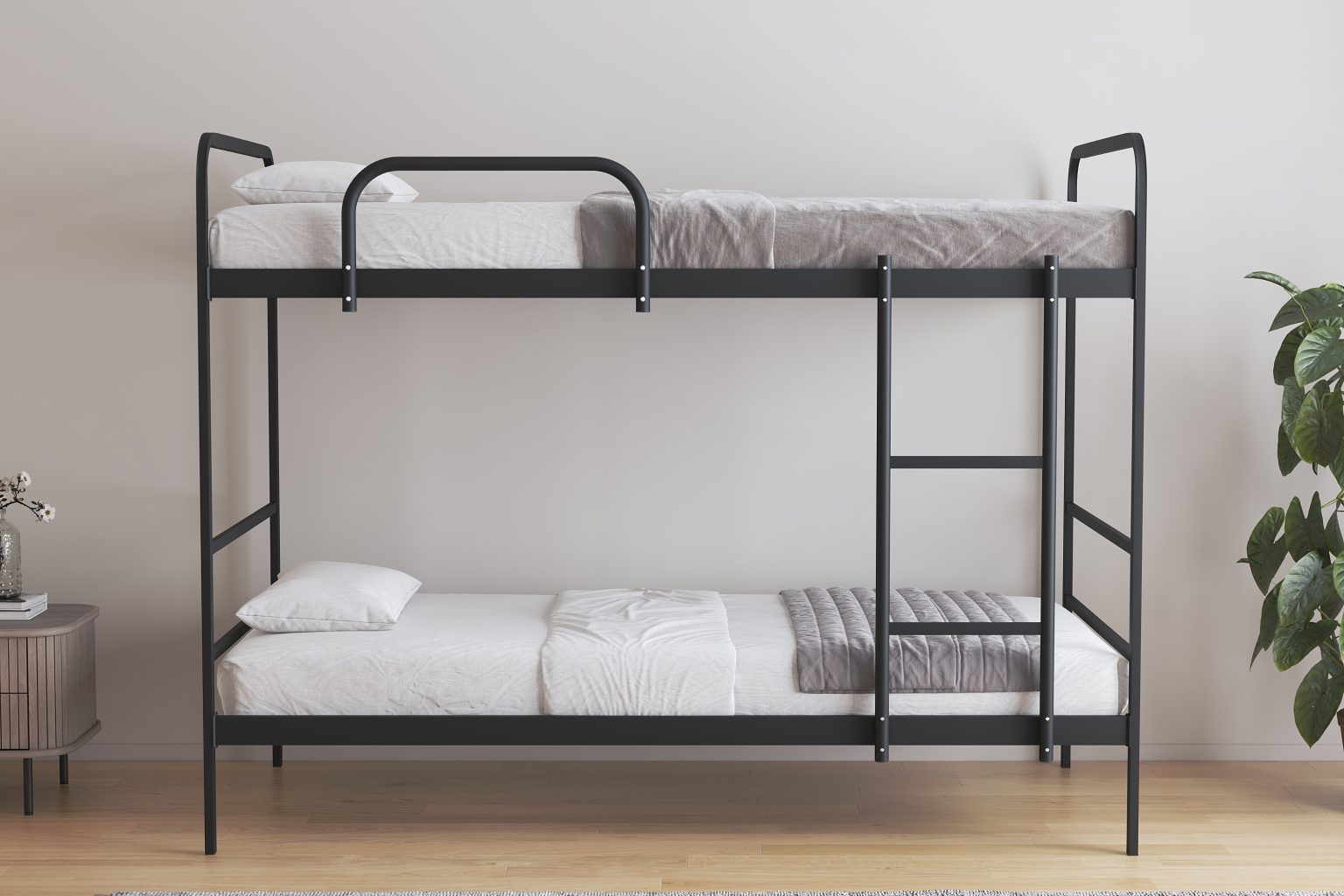 Commercial sleeping framework front elevation